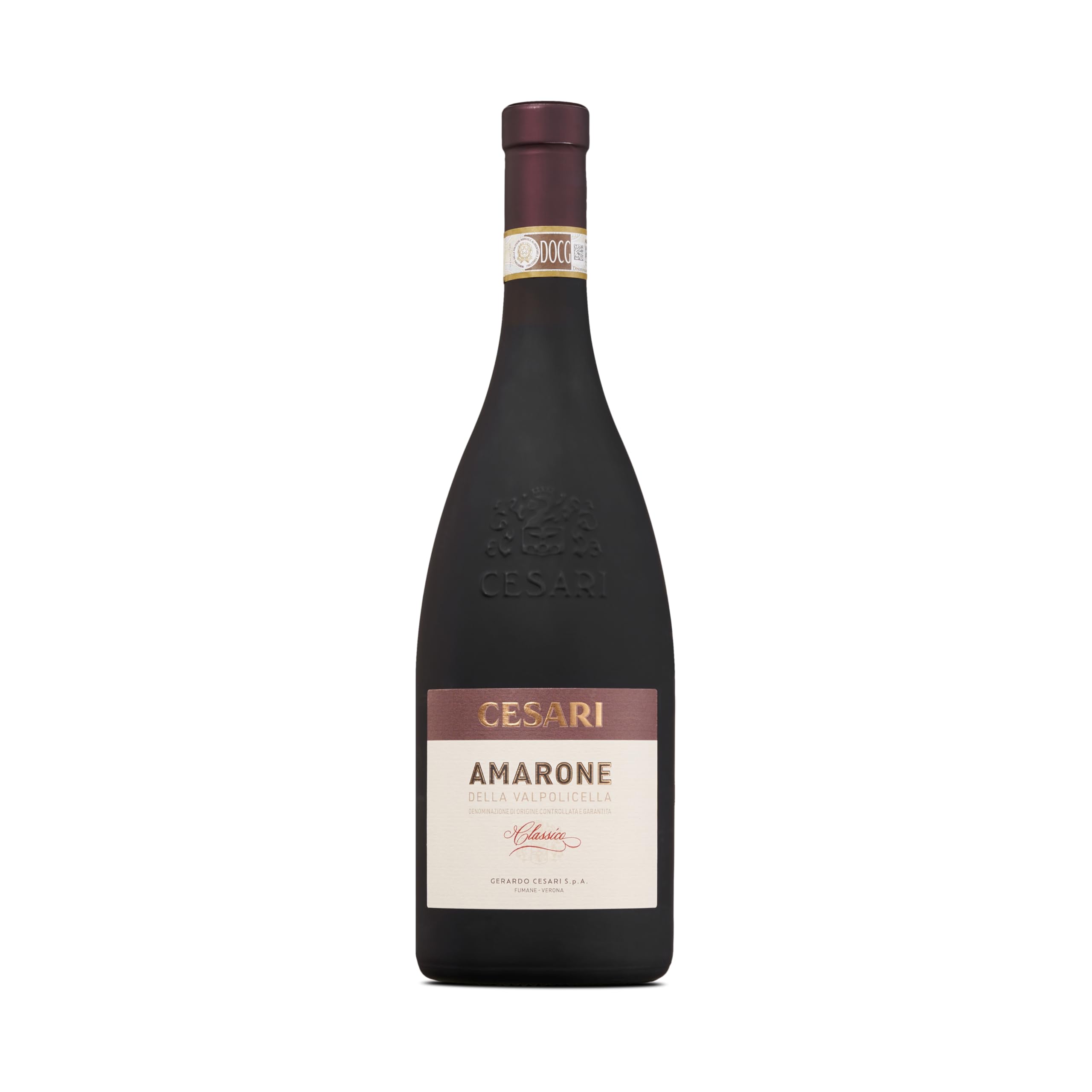 Cesari Amarone della Valpolicella Classico DOCG 2020 - Ideal per Cucina Italiana - Un vino iconico, elegante e raffinato